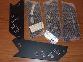 25-9mc33-1a Learjet Aircraft Instrument Overlay Panels