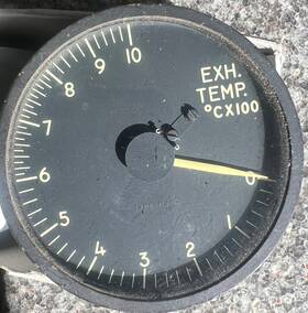 F41608-69-d-7548 Learjet Aviation Engine Exhaust Temperature Gauge Type Mj-4