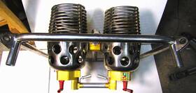 Bu-008-a-002 Lindstrand Jetstream Series 2 Double For Burners With Frame Hot Air Balloon