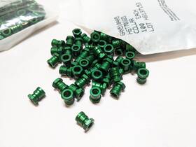 Gan510aa5 Lisi 199 Qty Hi-shear Aircraft Hi-lok Collars Aluminum Green Aerospace