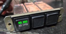 99-22p-6k1 Litton Aero Products 462-725-01 Aircraft Nav Mode Annunciator Push Button Switch New Tested 99-22p-6k1 Litton Aero Products 462-725-01 Aircraft Nav Mode Annunciator Push Button Switch New Tested