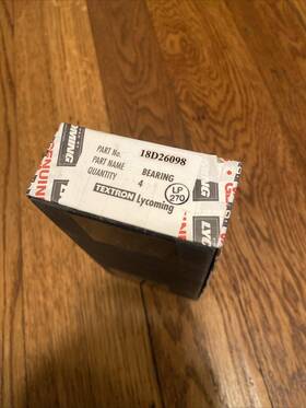 18d26098 Lycoming Aircraft Engine Crankshaft Bearing