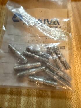 31c12 Lycoming 10 - Exhaust Stud New Old Stock Original Packaging
