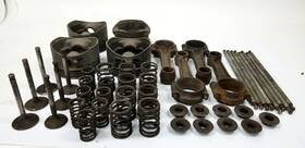 O-290 Lycoming 60313 Connecting Rods Pistons Push Valves And Valve Springs