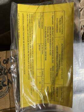 As13221 Lycoming O-360 A4a Cam Yellow Tag