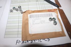 An363c428 Lycoming Lyc605c4 50 Nos Silver Plated 1/4-28 Self Locking Nut Lyc506c4
