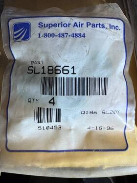 Sl-18661 Lycoming Sl 18661 Set Of 4 Seals New Parts