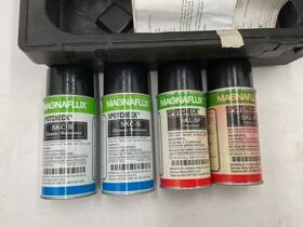 Ats-sk816 Magnaflux Spotcheck Dye Penetrant Test Kit Incomplete With Instructioins