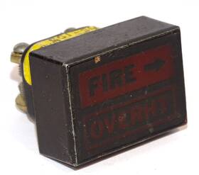 Vm206-103 Marco Oak Ind. Vintage Nos Inc Fire Overht Airplane Indicator Light Switch