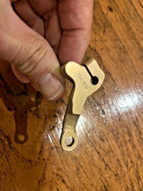 155-301 Marvel Schebler Mixture Control Lever Pn Gum