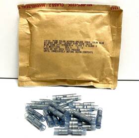 Ms25181 Marvelseal 320562 Nylon Blue Butt Splice Self Insulated Window Wire 16-14 Pkg Of 50