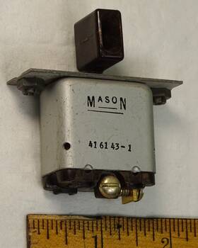 416143-1 Mason Nos Vintage Switch Aircraft Control Rocker Toggle Trim Stick