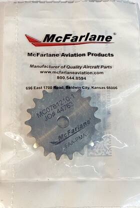 Mc0761210-1 Mc Farlane Mc0760630-1 Cessna Aircraft Sprocket New