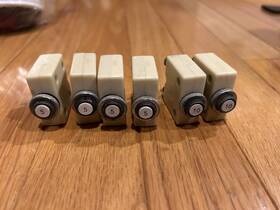 Mp-1600 Mechanical Products 454-706 Used 6 Circuit Breakers 5 Amp 10