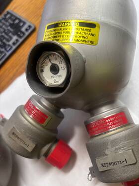30421100 Meggitt Pacific Scientific Htl / Fire Extinguisher - Dassault Falcon