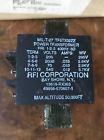 Tf5tx02zz Mil-t-27 Rfi Radio Frequency Transformer Power