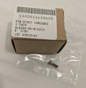 Dla500-84-m-k214 Military Hliov5 Lot Of 100 Pin Rivet Threaded Vs A 5/84 7/16 Inch Nos