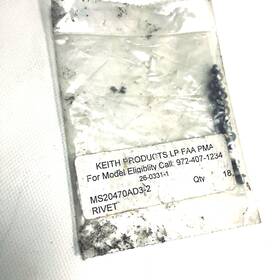 Ms20470ad3-2 Military Standard Nos Part Aircraft Rivets - 18 Pack