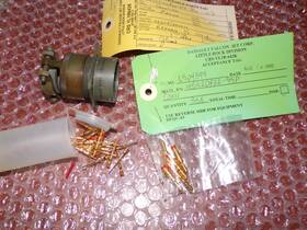 Ms3120f22-95p Military Standard Dassault Falcon 2000 Connector And Gold Pins