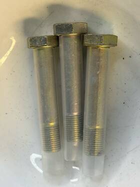 Nas6608-29 Military Standard Lot 3 Aircraft Bolts 1/2-20 Hex Close Tolerance Cad Plated New