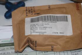 5930-01-138-0659 Milsurp Ms14002-272 Nos Usgi Aircraft Toggle Switch 28 Volt
