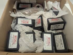 D1-211-6092 Mitchell 9 Modular Oil Press L Fuel R Temp Volt Ammeter Gauges C6