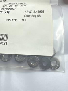 Nas1587-3c Moeller Mfg 19 Washer Aerospace #10 Countersunk Steel