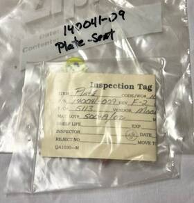 140041-009 Mooney Plate Seat Knob - Aircraft P/n New Surplus