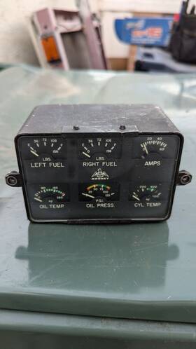22-166 Mooney Garwin Instrument Cluster 22-166 Mooney Garwin Instrument Cluster