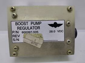 800397-505 Mooney Boost Pump Regulator Module # As Removed