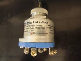 A-510-2 Mooney Twist To Start Magneto Ignition Switch A-510 Faa-pma With Key. Warrant