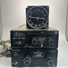Ssh8 Narco Dme 190 Interrogator King Adf Indicator Aircraft For Parts Only