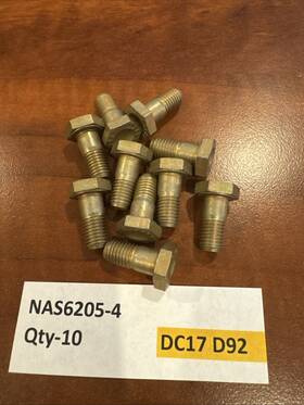 Nas6205-4 Nas Qty-10 New. Dc17 D92