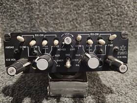 Ams42 Nat Northern Airborne Technology Audio Panel Dual Controller Model