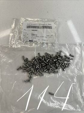 Nas8703u3 National Aerospace Standard 8z507 Bolts Lot Of 114