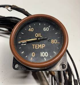 Mk-1a Negretti & Zambra British Aircraft Oil Temp Gauge Mk 1a Mfg By And