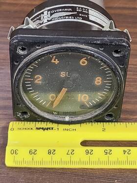 Northwest Industries 6a/986 Aircraft Suction Gauge