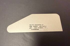 5940974-31 Nos Boeing 717-200 Titanium Shim Aircraft Part Bulk