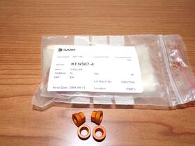 Kfn587-4 Orange Aluminum Aviation Hex Nuts 38
