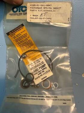 4320-01-201-8047 Otc 300437 Hydraulic Parts Kit Sealed In Bag