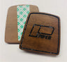 P-103wye Piper New Item Ramshorn Walnut Yoke Emblem Pair
