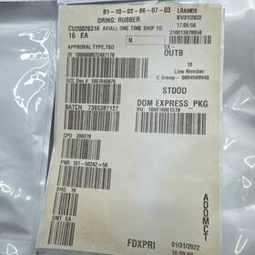 Ms28775-242 Parker 101-50242 6 O-ring Pack Of With Coc