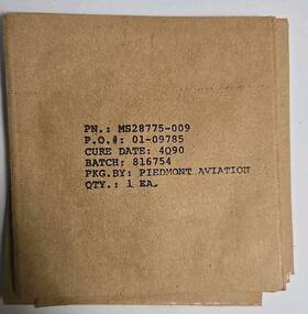 Ms28775-009 Parker New Pack Of 9 Individully Sealed Piedmont Aviation Supply O-rings