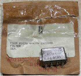 E2558m28-2 Parts Plus Fscm 81039 Mfr/pn E8026m9 Filter