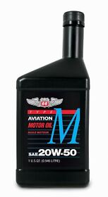 20w-50-12 Phillips 66 Type M Aviation Oil 20w-50-12/1 Quart Case