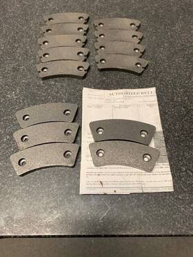 Aps66-10900 Piper 066-10900 Cessna Ra66-109/aps66-10900 Brake Linings 14ea New Aps66-10900 Piper 066-10900 Cessna Ra66-109/aps66-10900 Brake Linings 14ea New