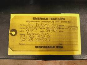 101966-002 Piper Cowl Deck Cover Assembly