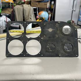 14656-03 Piper Vintage Aircraft Aviation Instrument Control Panel Pa-22 Tripacer Rh