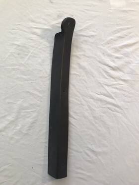 25414-03 Piper Pa-24 P/n Center Window Retaining Upper Right No Cracks Black
