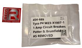 454-689 Piper 1 Amp Circuit Breaker As Removed